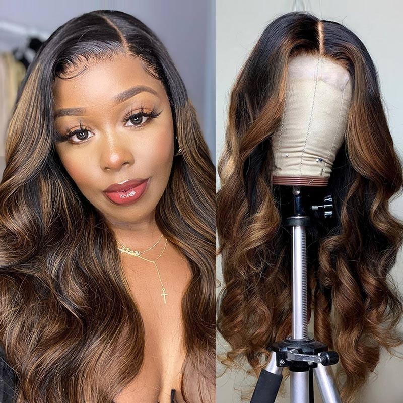Lace Front Wigs Balayage Color