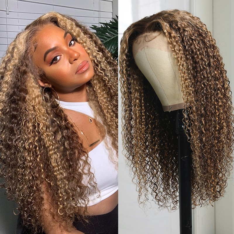 Highlight Colored Wigs 13x4 Lace Front Wigs