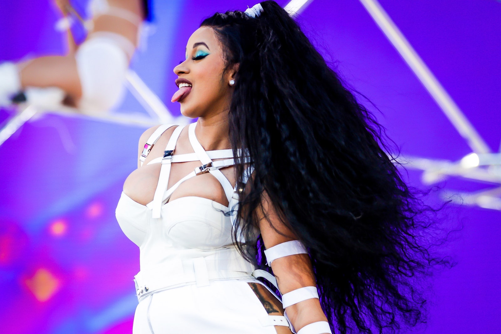 Cardi B performs onstage during the 2018 Coachella Valley Music And Arts Festival