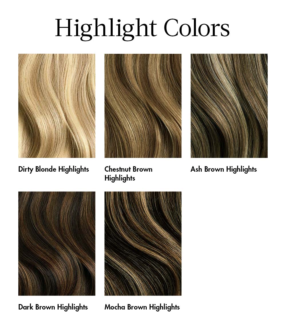 Highlights hair extensions