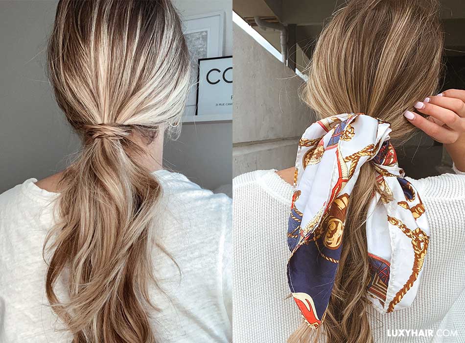 Different ways to use hair extensions