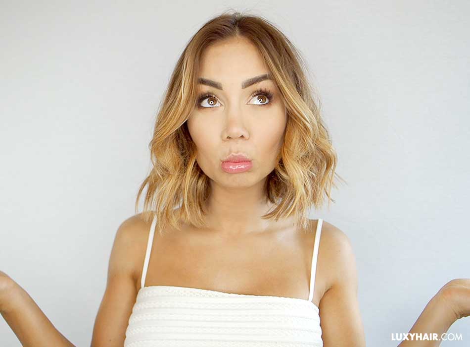 How to blend hair extensions with short hair