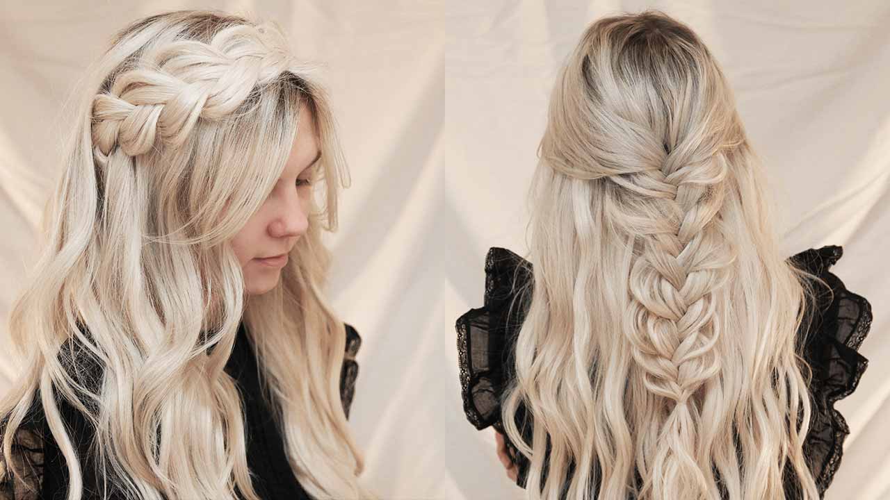 3 Hairstyles With Halo Extensions That Take Less Than 5 Minutes