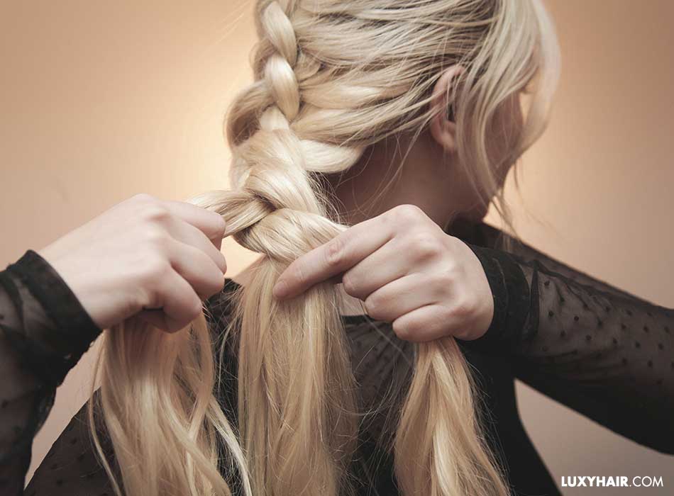 How to add hair to braids