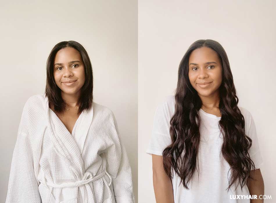 How to blend hair extensions