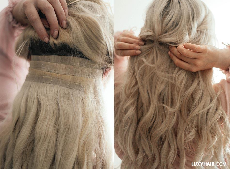 How to blend hair extensions