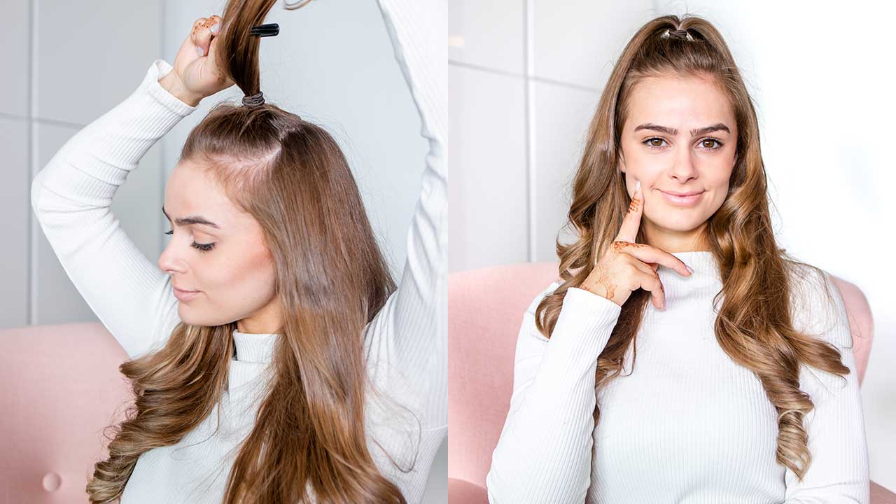 The secret to achieving the perfect half-up hairstyle every time