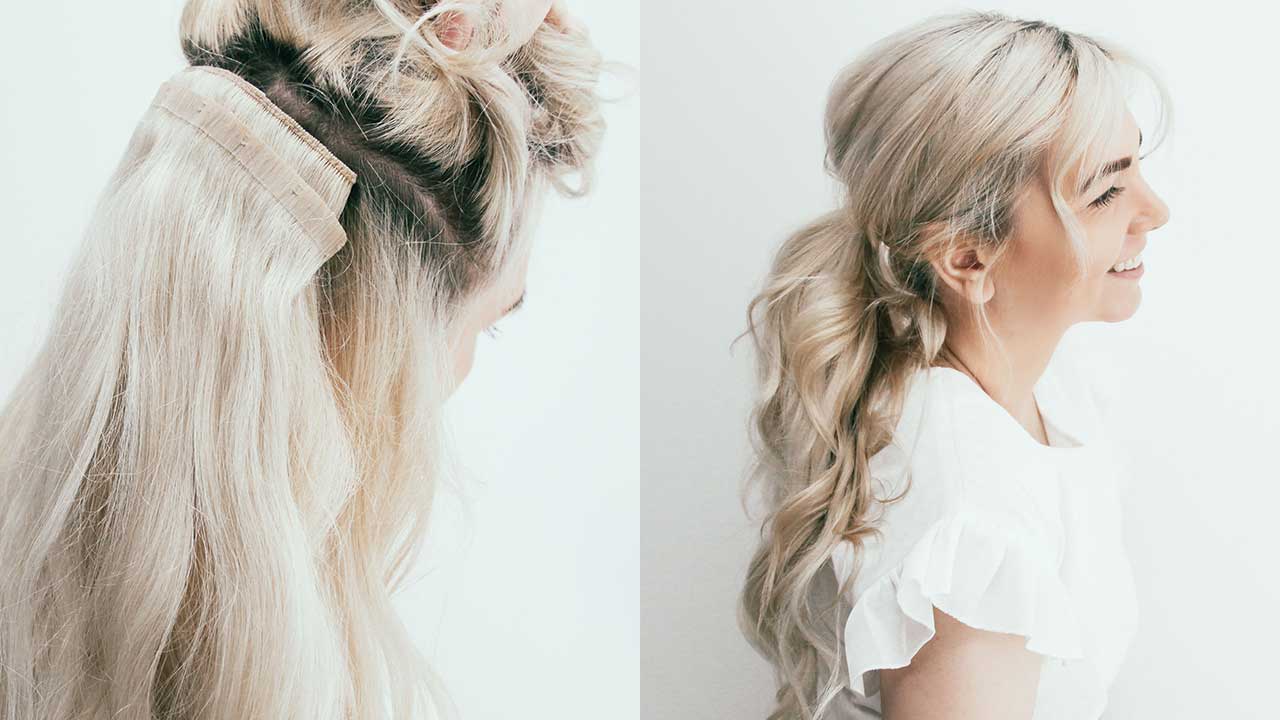 How to get a longer, thicker ponytail instantly