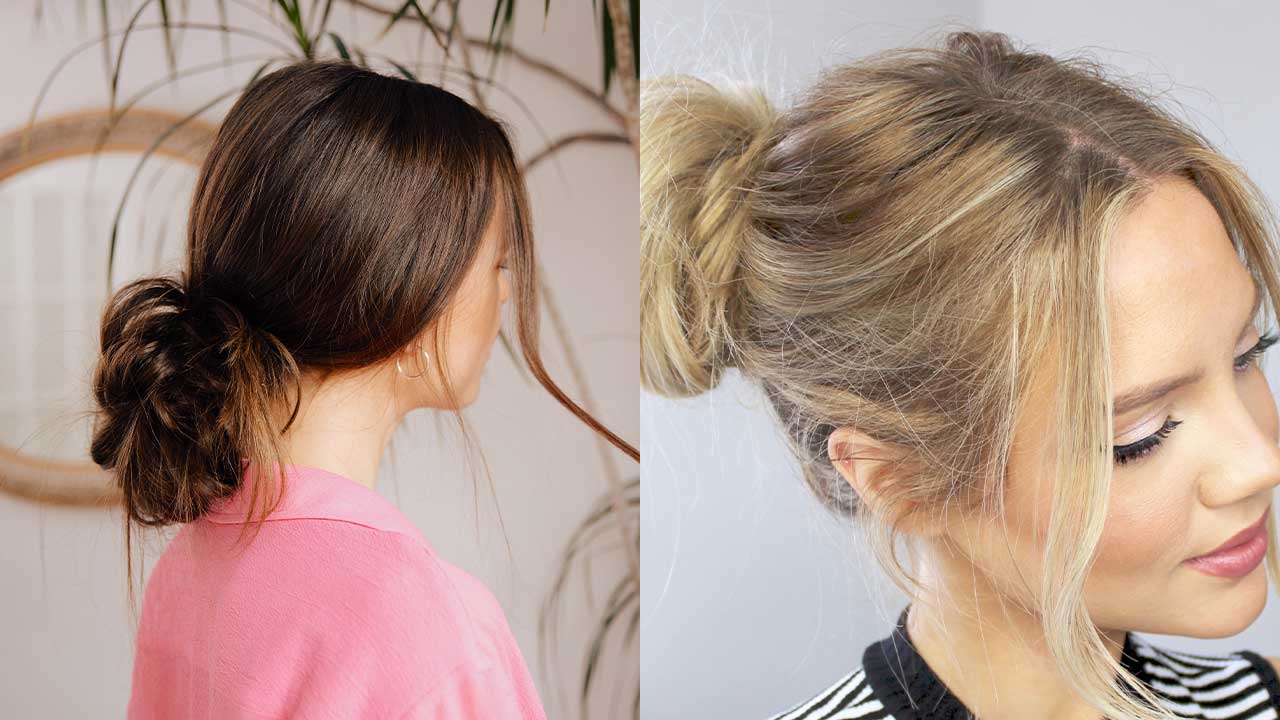 All the messy bun tutorials you will ever need