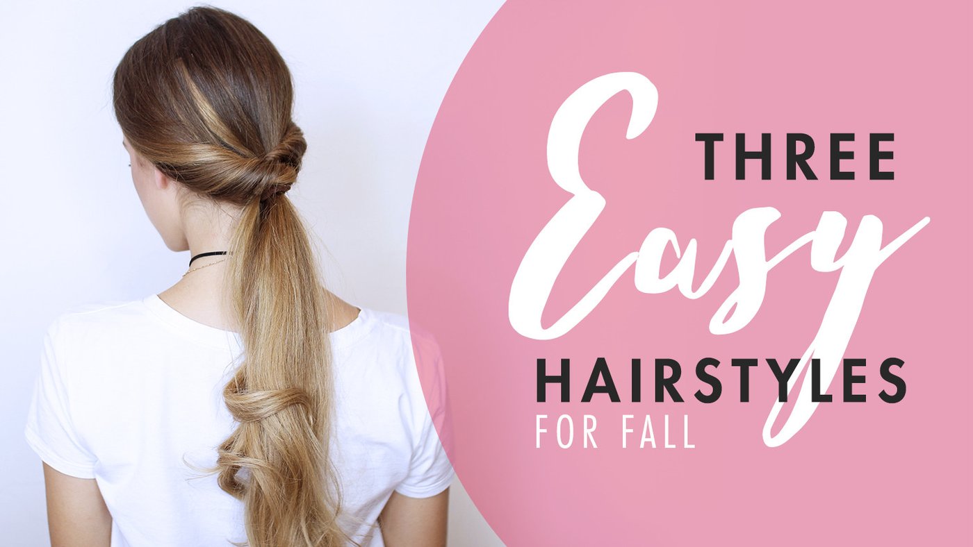 3 Easy Hairstyles For Fall (Heatless)