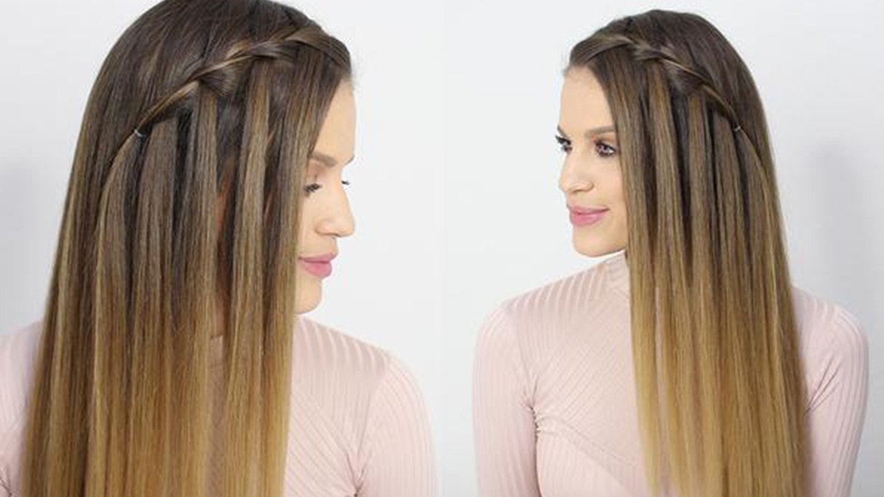 How To Do a Waterfall Braid Tutorial | Step By Step