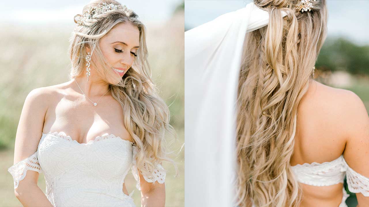 Wedding hairstyles for long hair: 3 beautiful hairstyles for brides and bridesmaids