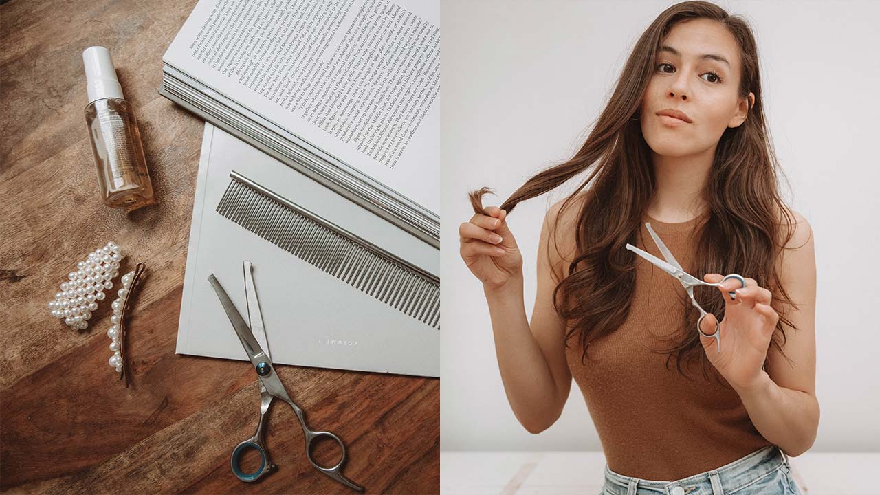 How to cut your hair at home