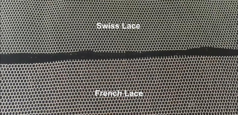 swiss lace vs french lace