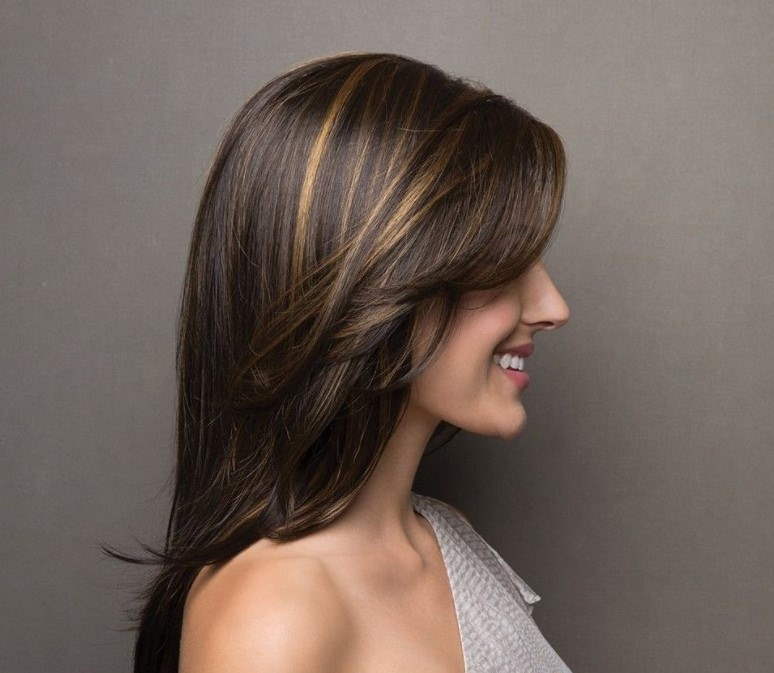 brunette-and-golden-highlight-wig
