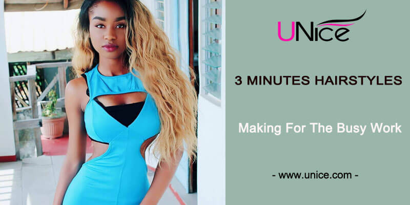 3 Minutes Hairstyle Making For The Busy Work