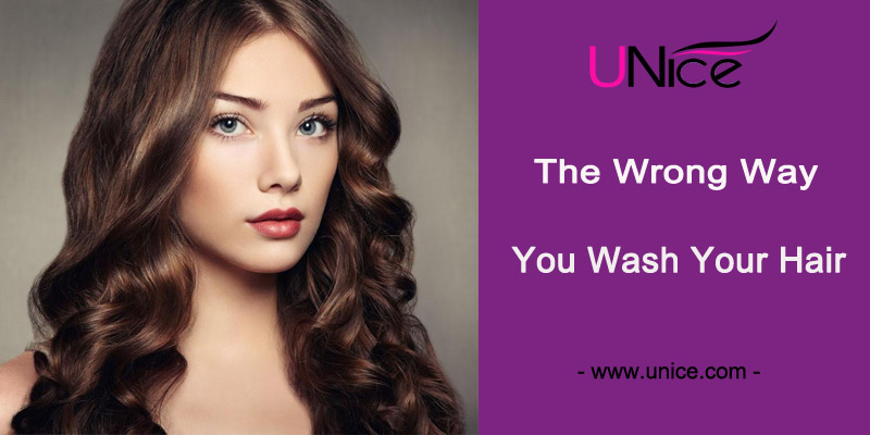 The wrong way you wash your hair