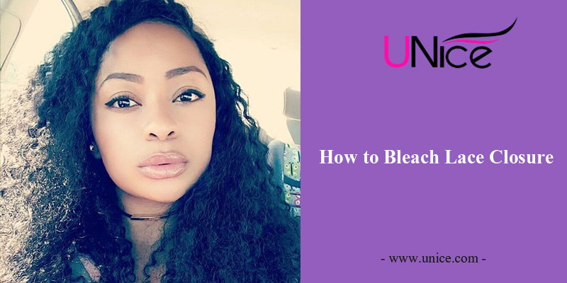 How To Bleach Knots On A Closure/Frontal?