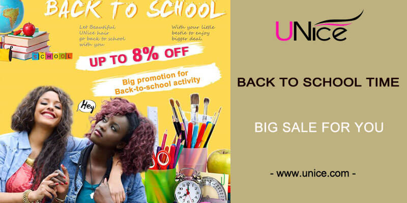 Back to school time,beautiful hairstyle and big sale for you