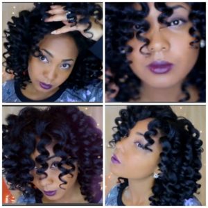 Shiny Bouncy Natural Hair Curls For The Holidays
