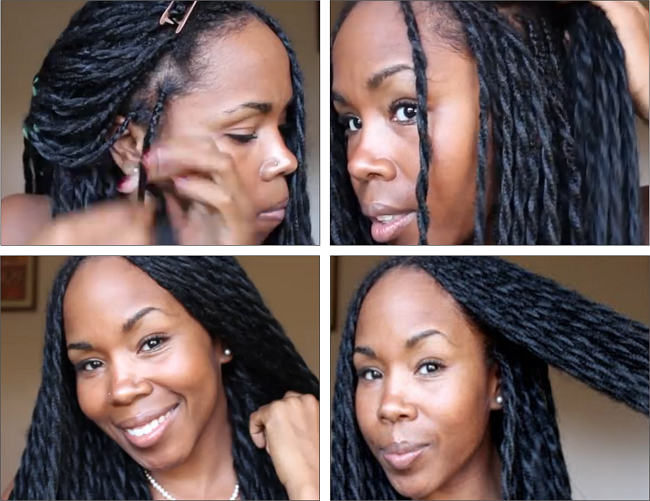 Simple Protective Style - Long Twists Tutorial