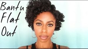 Bantu Knot Out Cheat for Natural Hair
