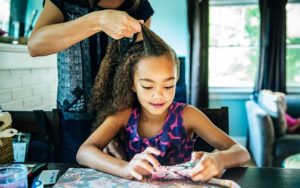 How I Grew Out My Daughter’s 3B Hair To Tail Bone Length Using Only Natural Ingredients