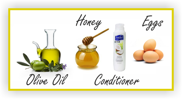 Prepoo olive oil honey conditioner and eggs
