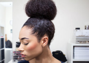 How To Use Your Own Hair As A Donut For A Sleek High Bun Great For Transitioners