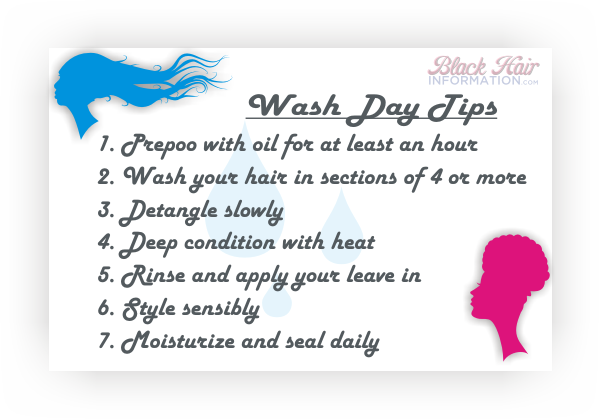 Wash day tips