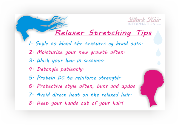 Tips on how to stretch your relaxer