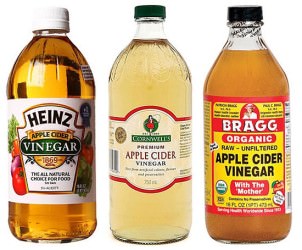 Apple cider vinegar various types