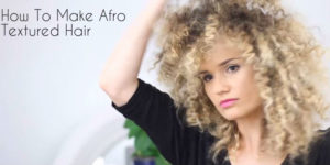 Eskimohair Shows How She Makes Straight Hair into Afro Textured Hair [Video]