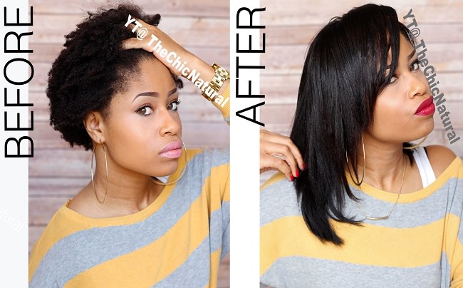 How To Flat Iron High Shrinkage Kinky Hair Without Blow Drying
