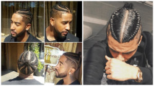 This Corn Row, Fade, Man Bun Combination Is Giving Us All The Feels