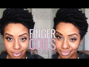 How To Do Finger Coils On 4C Natural Hair