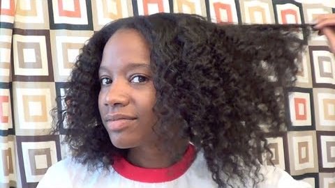 double stretched natural hair