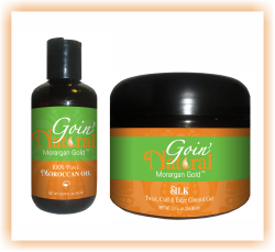 3x Goin’ Natural Silk Gel And Moroccan Oil Giveaway (CLOSED)