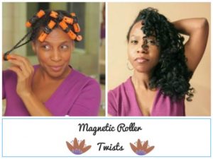 2 Magnetic Roller Sets - A Simple Way To Stretch Your Natural Hair