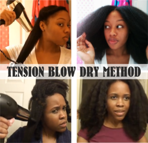 How To Blow Dry Natural Hair Using The Tension Method