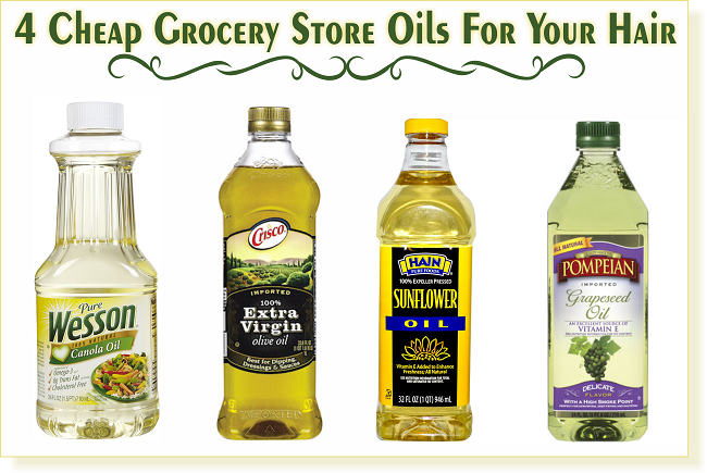 4 cheap grocery store oils for your hair