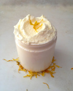 DIY Whipped Lemon Shea Butter Cream for Moisture, Strength, and Growth