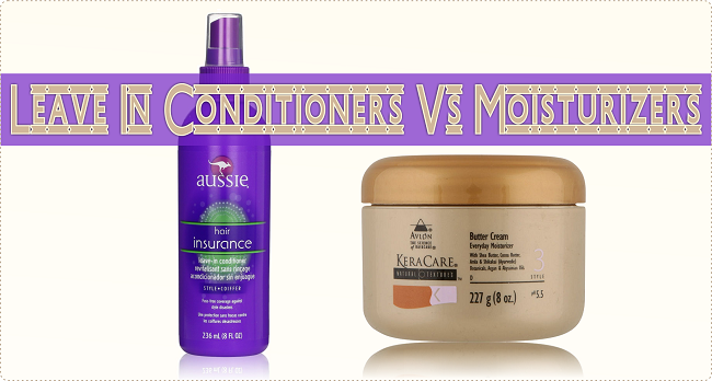 Leave in conditioners vs moisturizers are they the same
