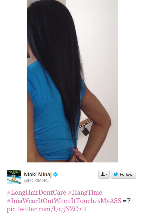 Nicki Minaj natural hair longhairdontcare