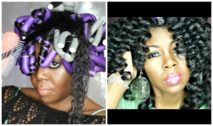 Quick Tip - Use Two Flexi Rods At The Same Time For Each Section For Elongated Bouncy Curl