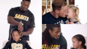 NFL Players Do Their Daughters’ Hair And It Is Absolutely Adorable