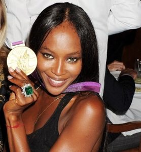 Naomi campbell olympic dinner