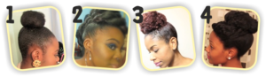 4 Beautiful And Easy Natural Hair Buns To Save A Bad Hair Day