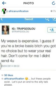Do You Only Wear Your Real Hair Because You Are Broke?