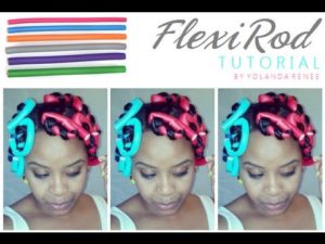 How To Install Flexi Rods On Natural Hair